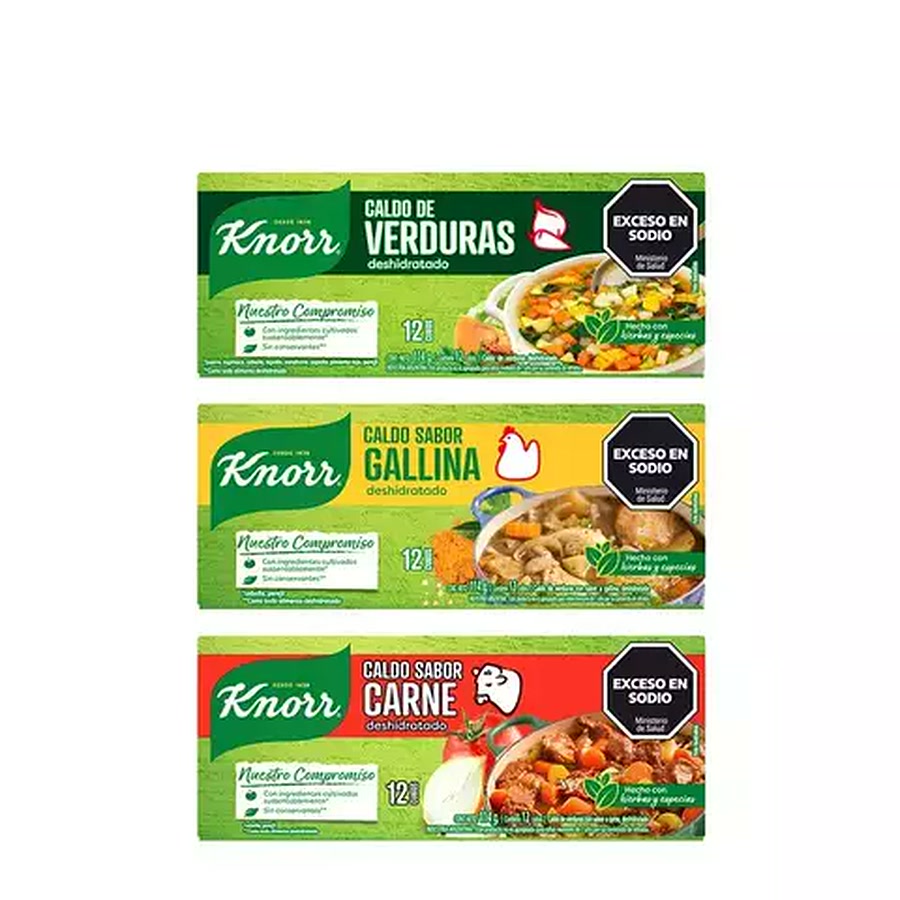 CALDO KNORR (UNIDAD Y 12 PACK)