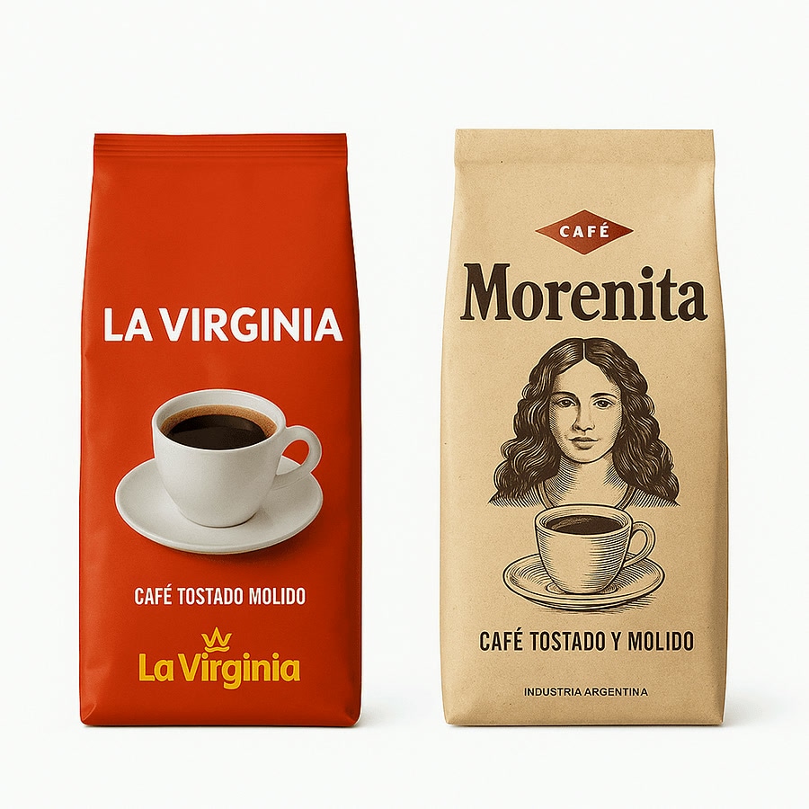 CAFE MORENITA Y VIRGINIA