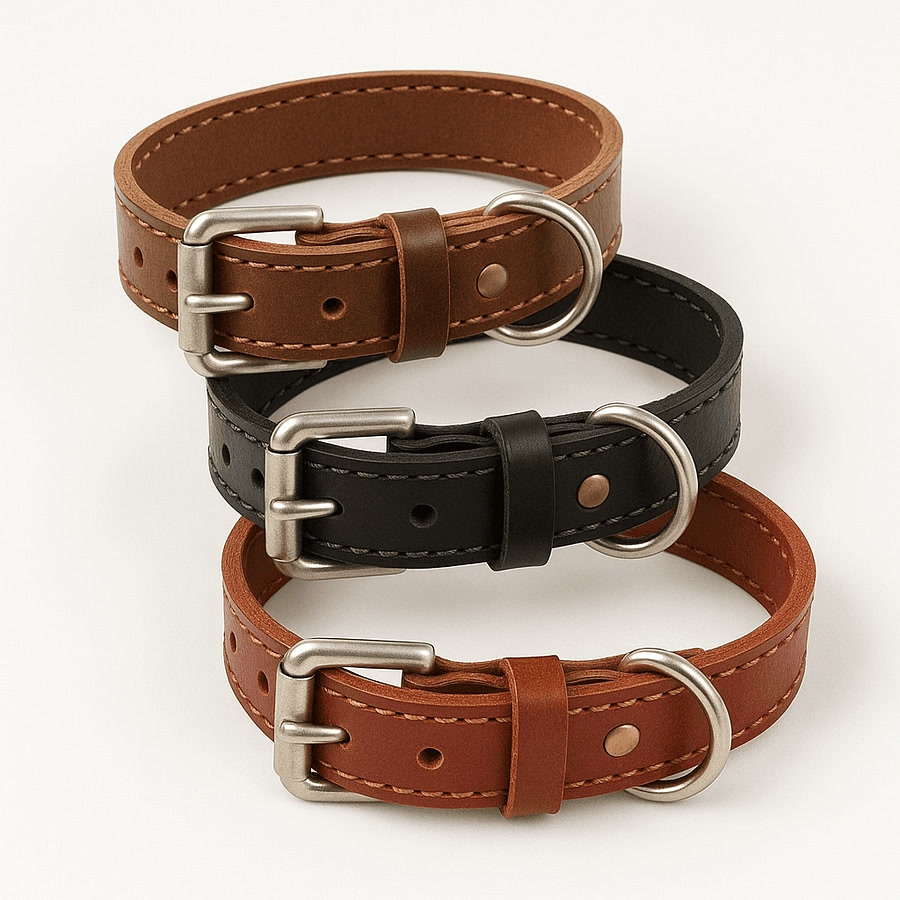 COLLARES DE CUERO N° 1 AL N° 5