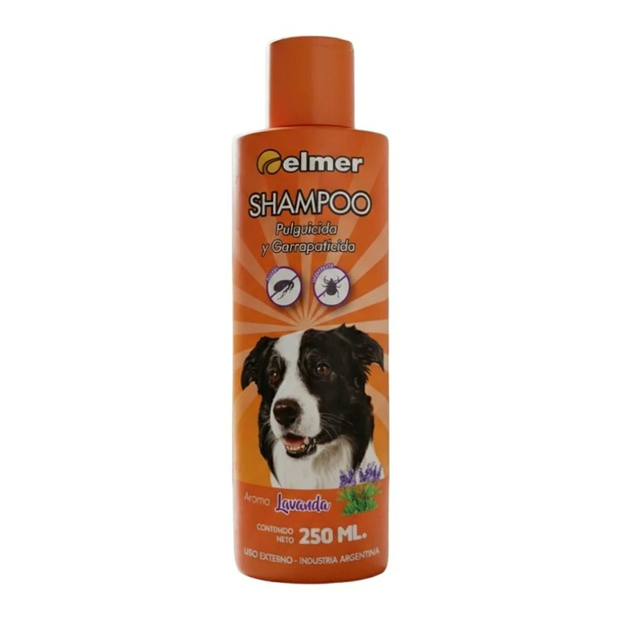 Shampoo Elmer Pulguicida y Garrapaticida 250 cc