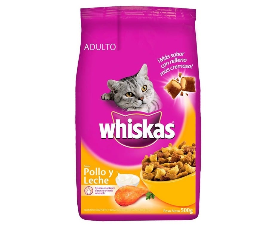 WHISKAS POLLO Y LECHE