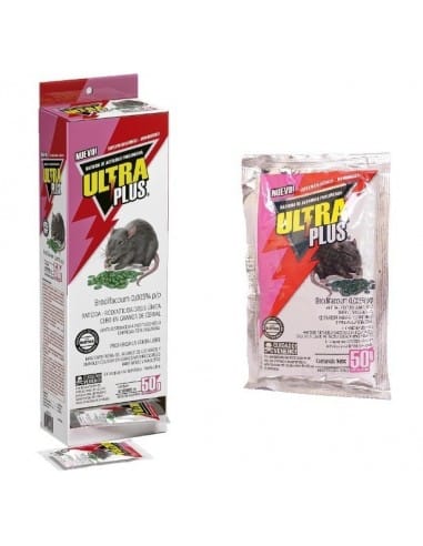 ULTRA RATICIDA 30 SOBRES X 50 GR
