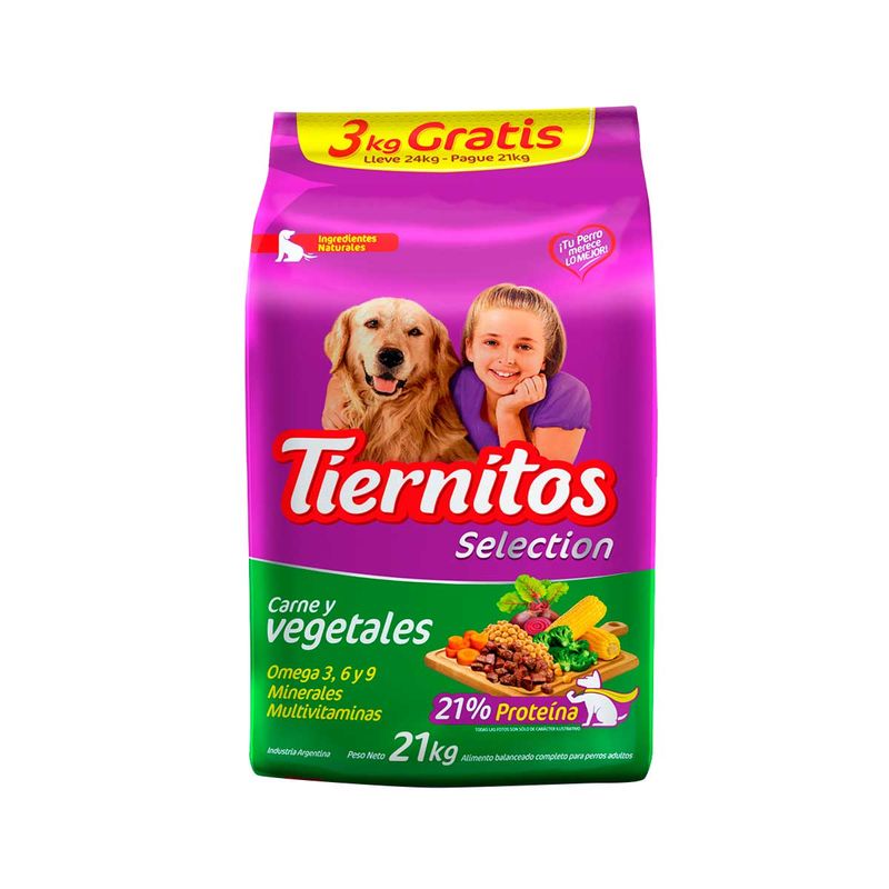 Tiernitos Carne y Vegetales