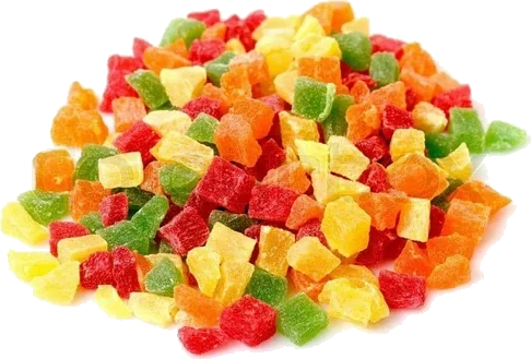 Fruta abrillantada