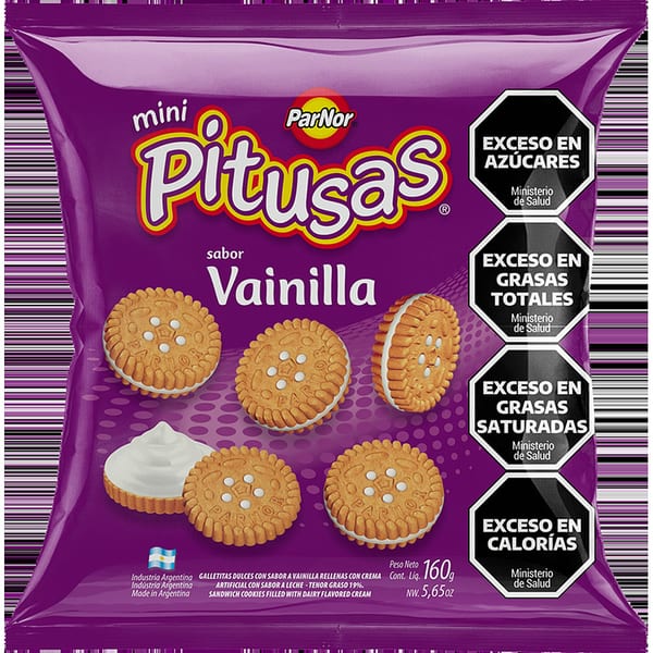 Galletas Pitusas Vainilla
